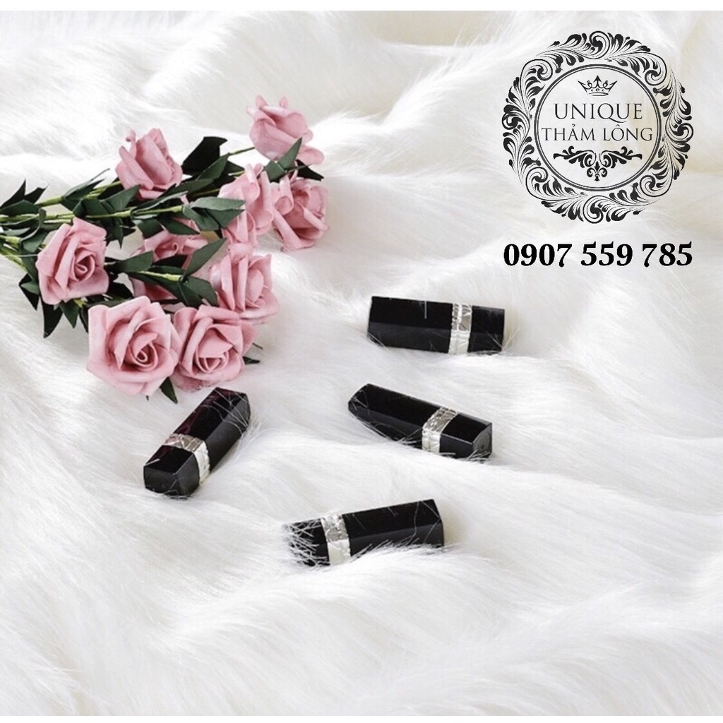 Thảm Lông Trắng Dài Hồ Ly - Thảm Lông Chụp Ảnh Sáng Tạo