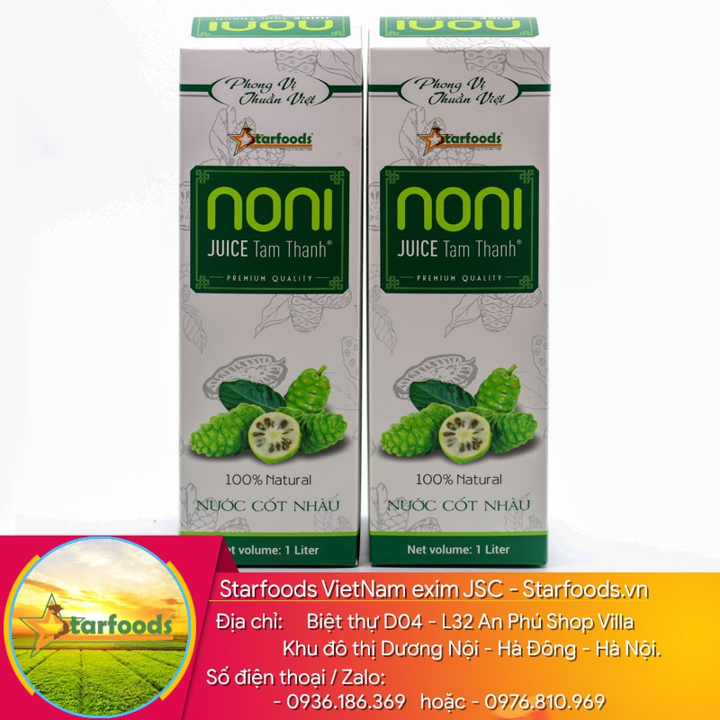 Cốt Nhàu Noni nhà làm lên men từ quả nhàu tươi chín trắng - Pure Noni juice 1000mil. | BigBuy360 - bigbuy360.vn