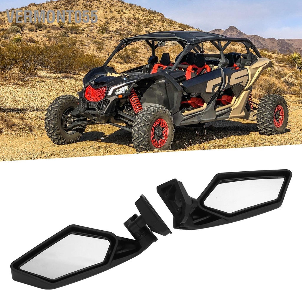 Có thể bán buôn Gương chiếu hậu 2PCS 715002898 Thay thế cho Can Am Maverick X3 Turbo 2017‑2022 Vermont055 Hàng giao ngay