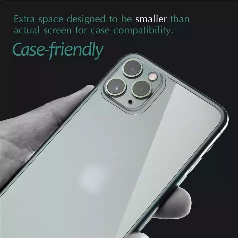 Kính cường lực HD trong suốt bảo vệ mặt sau thích hợp cho IPhone 11 12 13 Pro Max 7 8plus X Xs Xr Max