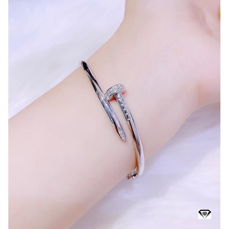 LẮC TAY BẠC HÌNH ĐINH CAO CẤP - BẠC S925