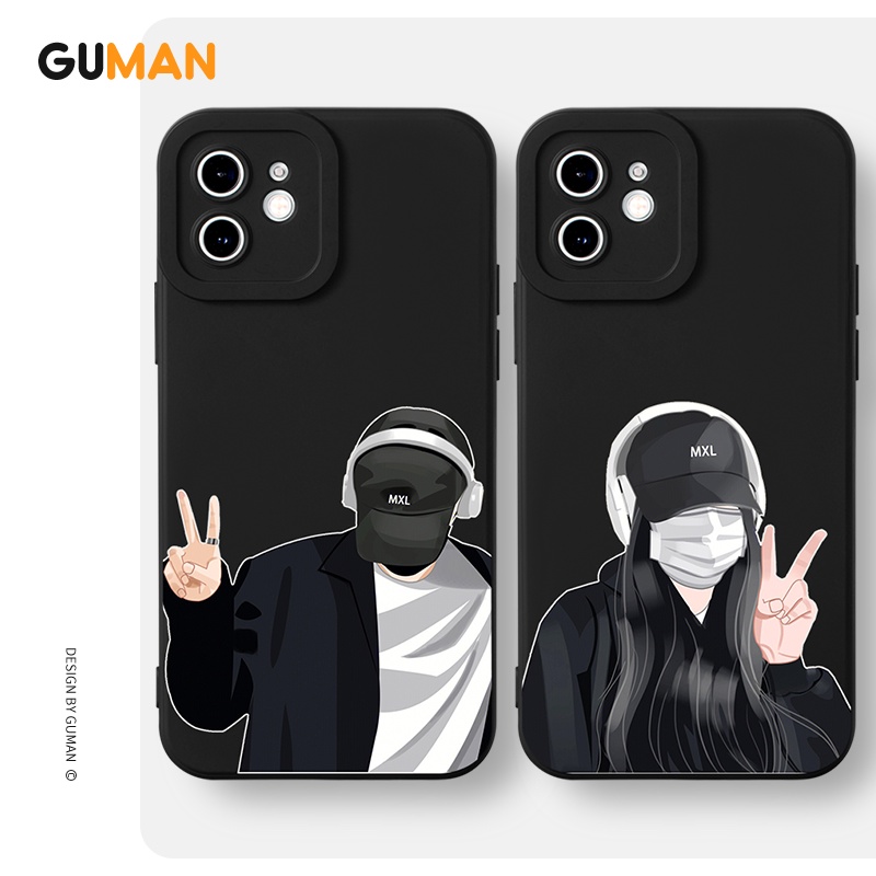 Ốp Lưng Guman Hình Nam Nữ Cặp Đôi Dễ Thương Đẹp Cho Iphone 14 13 12 11 Pro  Max Se 2020 X Xr Xs 8 7 Ip 6S 6 Plus Kute Xyb695 - Tìm Voucher