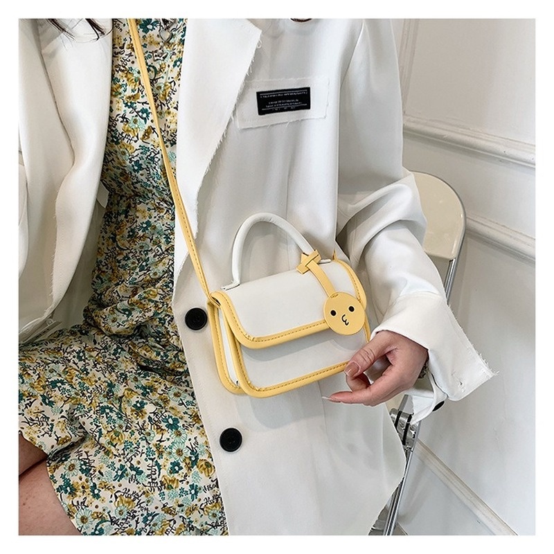 Túi Đeo Chéo Vai Hình Vuông Nhỏ Màu Trơn NB00247