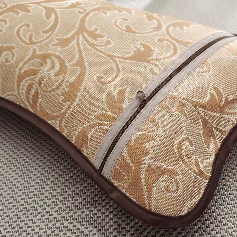 Gối trúc điều hoà kèm ruột bông chống mồ hôi đầu