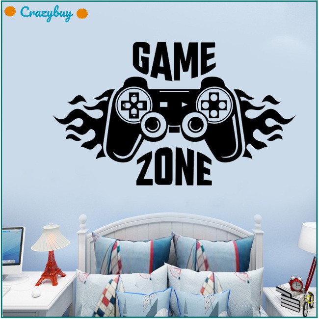 Sticker Dán Tường Họa Tiết Game Zone