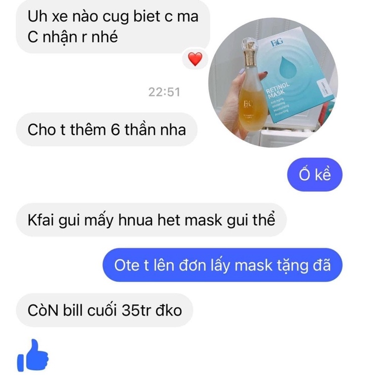 Nước thần E&G full size - sale 1950k ❤️