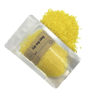 100g Sáp ong hạt vàng cao cấp dùng trong làm nến 100% thiên nhiên