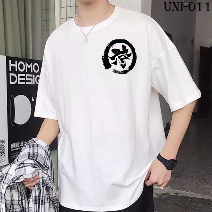 [Áo Hoodie Phản Quang CLIP & ẢNH THẬT] Áo Thun Tay Lỡ In Nhiệt Samurai form Unisex nam nữ phong cách Ulzzang - ATIN24 [Á