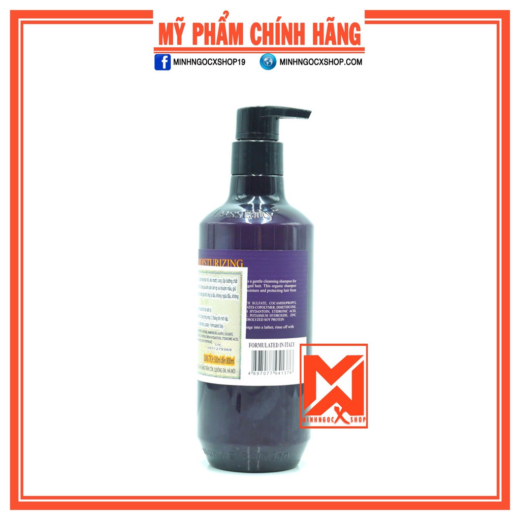 DẦU GỘI LUSSTALY VITAMIN E 500ML CHÍNH HÃNG