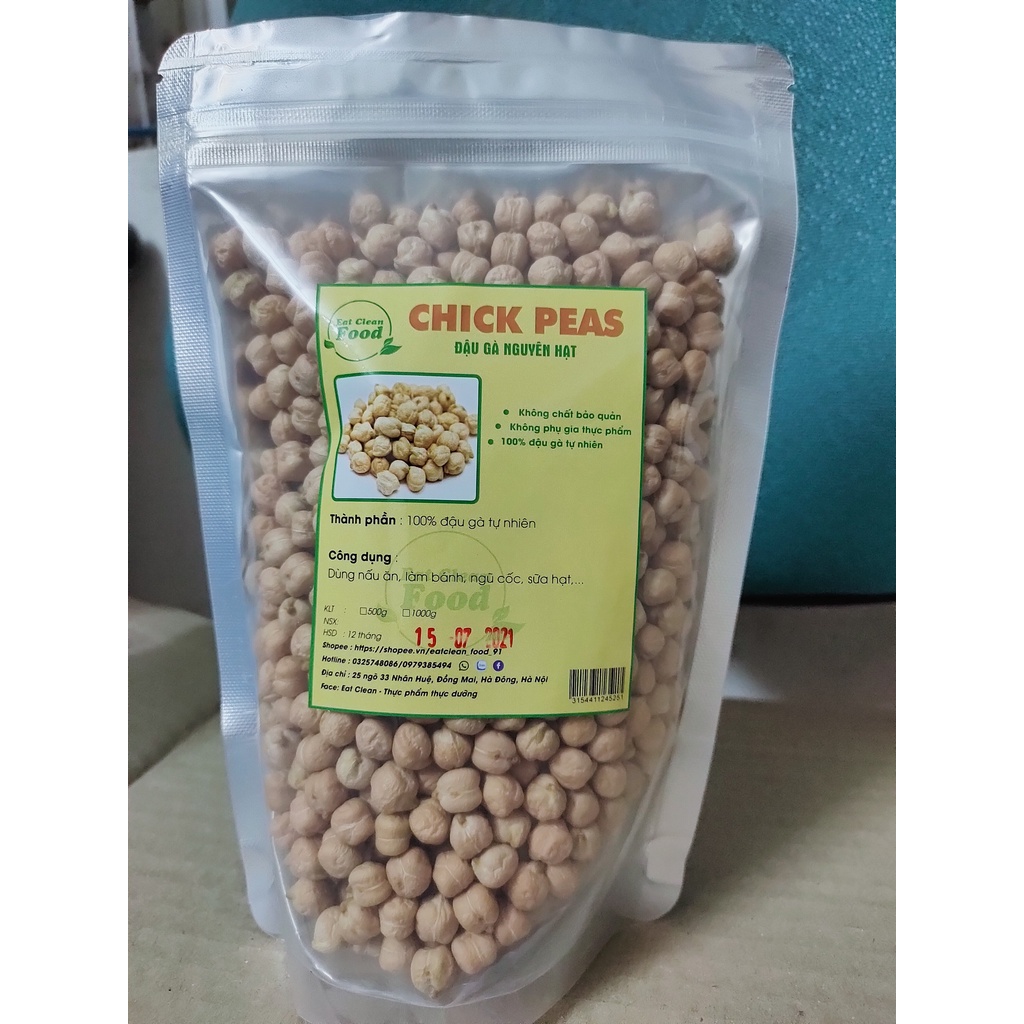 Đậu gà Chickpeas nhập khẩu không biến đổi gen ăn kiêng,giảm cân (1kg)