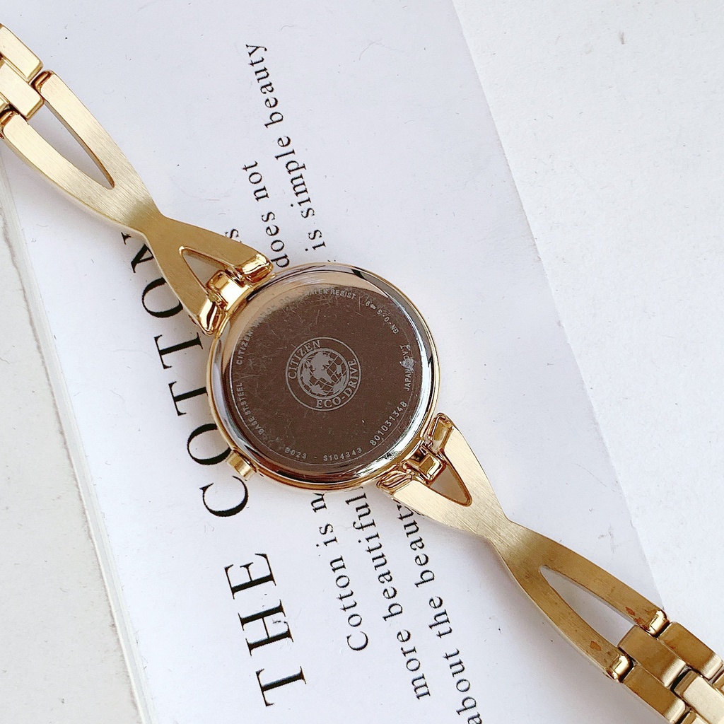 Đồng hồ nữ dây thép Citizen Eco drive EX1422 54E