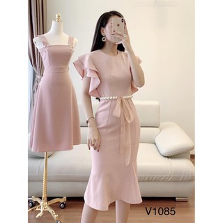 Đầm body tay bèo