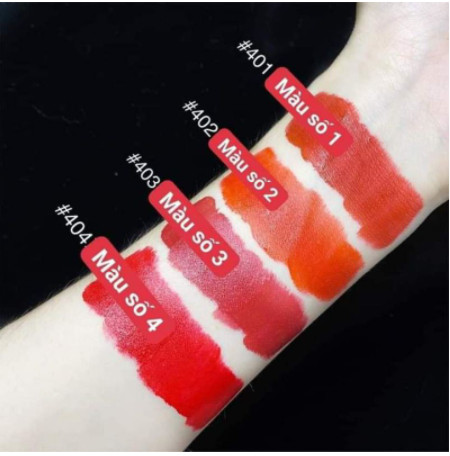 Set 4 Cây Son Kem Lì ErshiQi Fluffy Lip Glaze