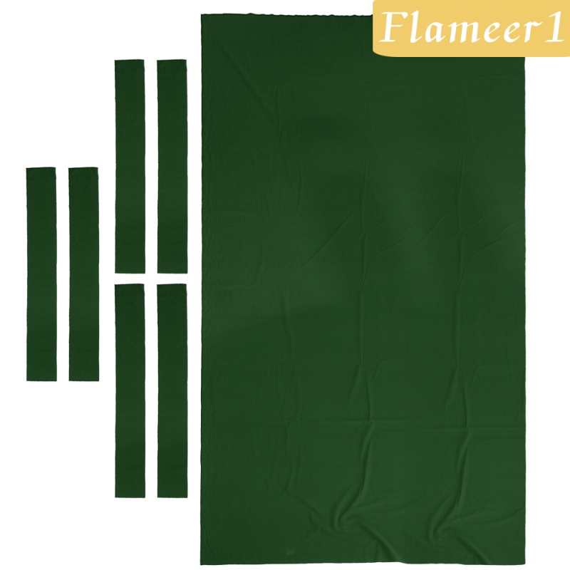 [Flameameer1] Khăn Trải Bàn Chơi Bida Vải Nỉ Cao Cấp Màu Đỏ 9ft