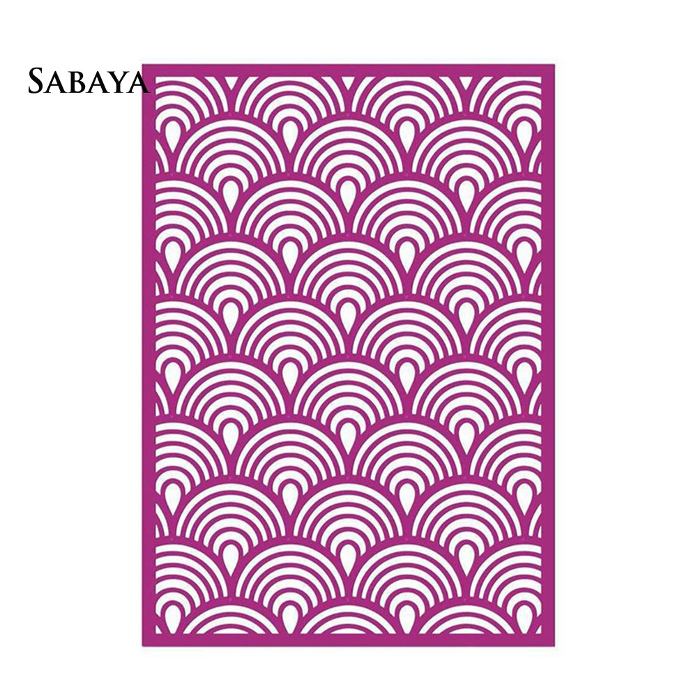 Khuôn Cắt Giấy Làm Từ Kim Loại Tạo Nền Cho Trang Trí Scrapbook