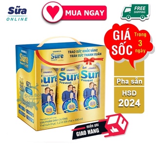Sữa bột pha sẵn vinamilk sure prevent gold 200ml