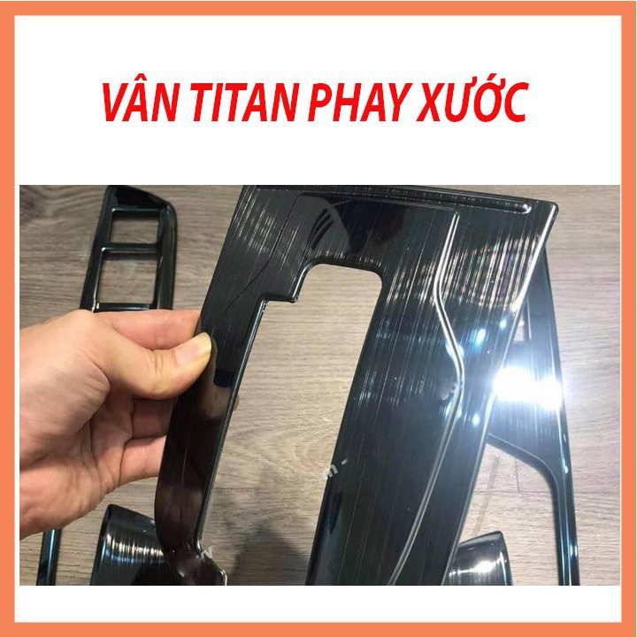 ốp nội thất vios 2018-2020 số tự động, ốp trang trí nội thất theo xe vios titan cao cấp sáng bóng keo chắc chắn