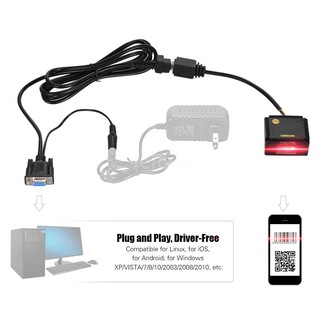 Máy quét mã vạch 1d 2d đầu rs232 mô đun ccd