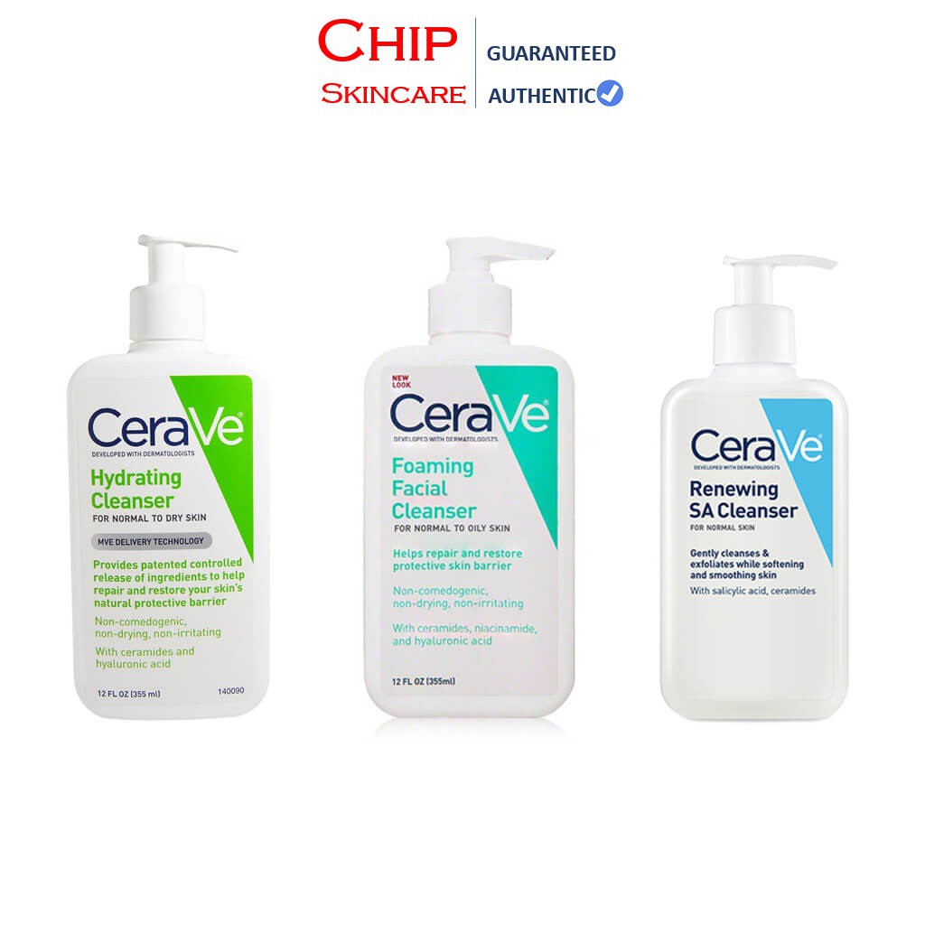 Sữa Rửa Mặt Cerave Các Dung Tích - Chip Skincare