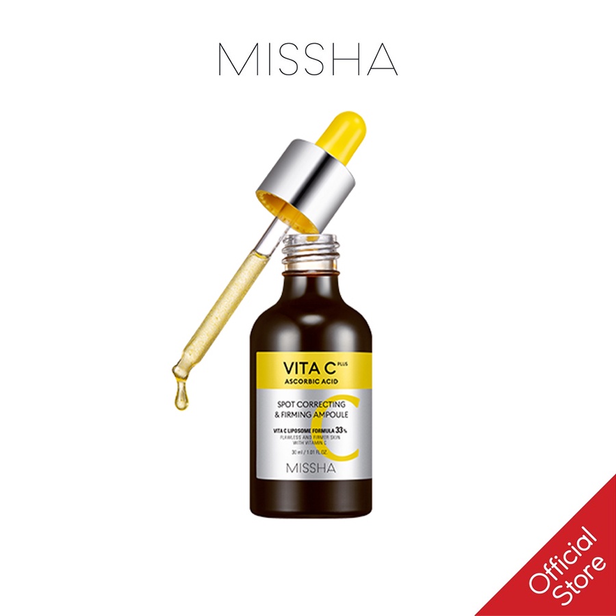 Tinh Chất Dưỡng Sáng, Mờ Thâm Missha Vita C Plus Spot Correcting &amp; Firming Ampoule 30ml