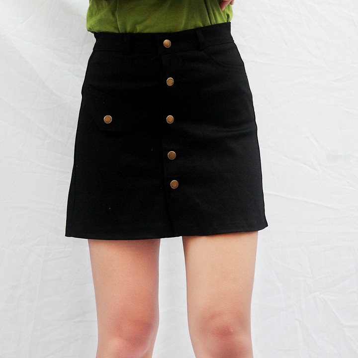 CHÂN VÁY KAKI JEAN NƯỮA CO GIÃN THỜI TRANG CAO CẤP | BigBuy360 - bigbuy360.vn