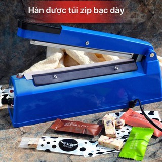 máy ép túi nilon, túi bóng, túi zip bạc đường hàn 20cm-3mm bền chắc (bảo hành 12 tháng) chuyên đóng gói bao bì