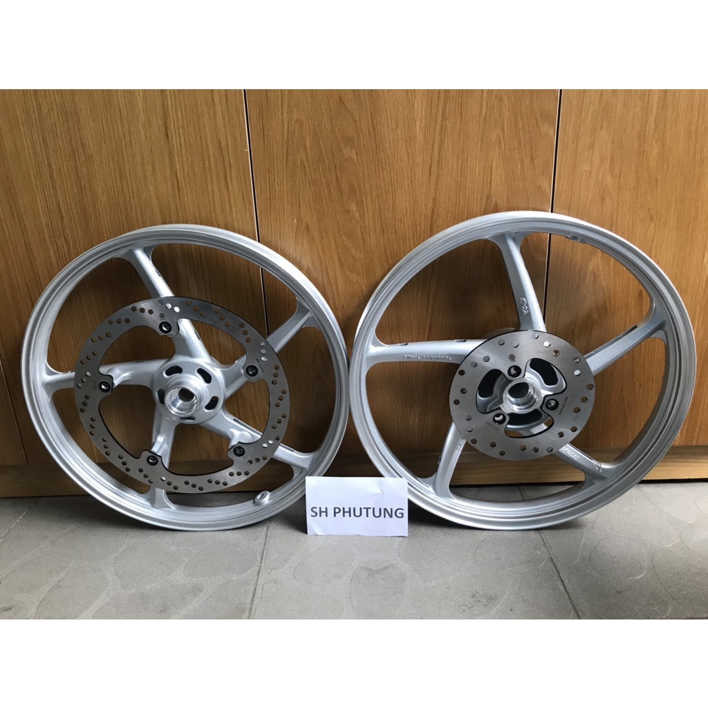 MÂM VÀNH ĐÚC 5 CÂY KIỂU NHƯ RCB RAIDER SATRIA VÀ DÒNG XE ĐỘ LÊN ĐĨA LỚN ZIN THEO XE KHÔNG CHẾ CHÁO