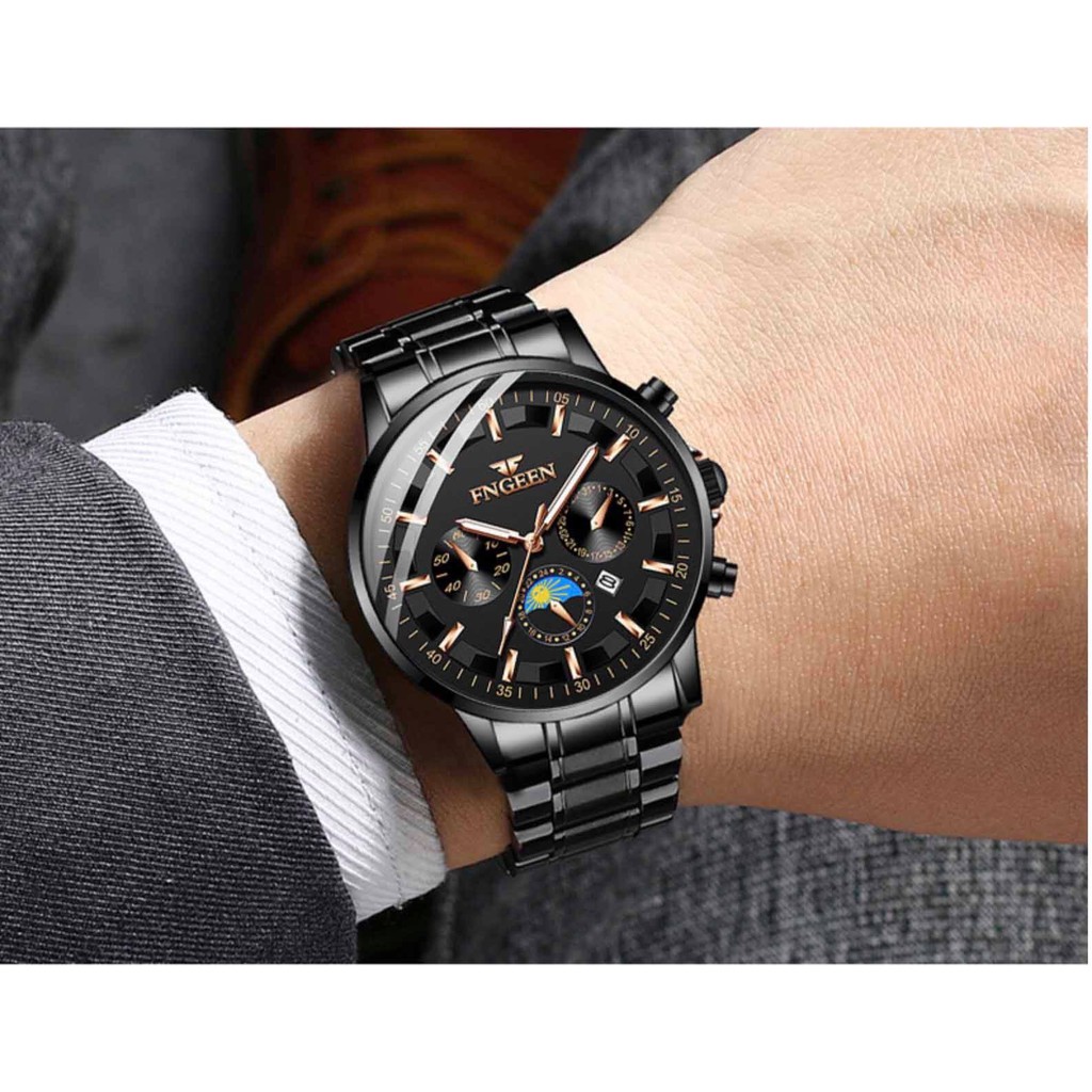 Đồng hồ nam FNGEEN FMTR dây thép nhuyễn Lịch Lãm Sang Trọng | BigBuy360 - bigbuy360.vn
