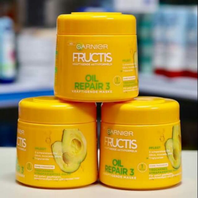 Kem ủ tóc phục hồi tóc GARNIER FRUCTIS OIL REPAIR 3  - zĐức