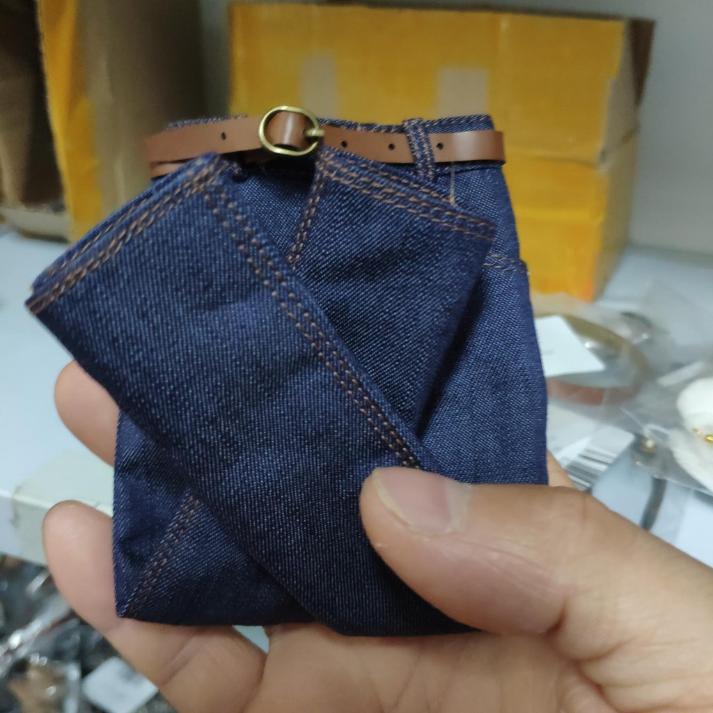 Quần Jeans nam Denim tỉ lệ 1 / 6 cho mô hình nhân vật nam 12 ' '
