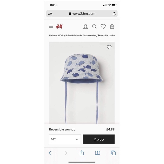 Sẵn mũ H&m