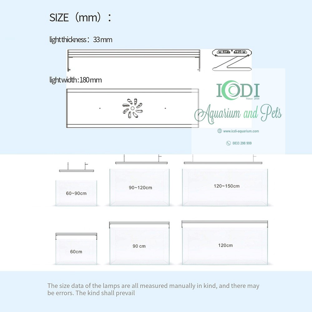 Đèn Bể Cá Week P600 Pro Bể Cá Cảnh Bể Thủy Sinh