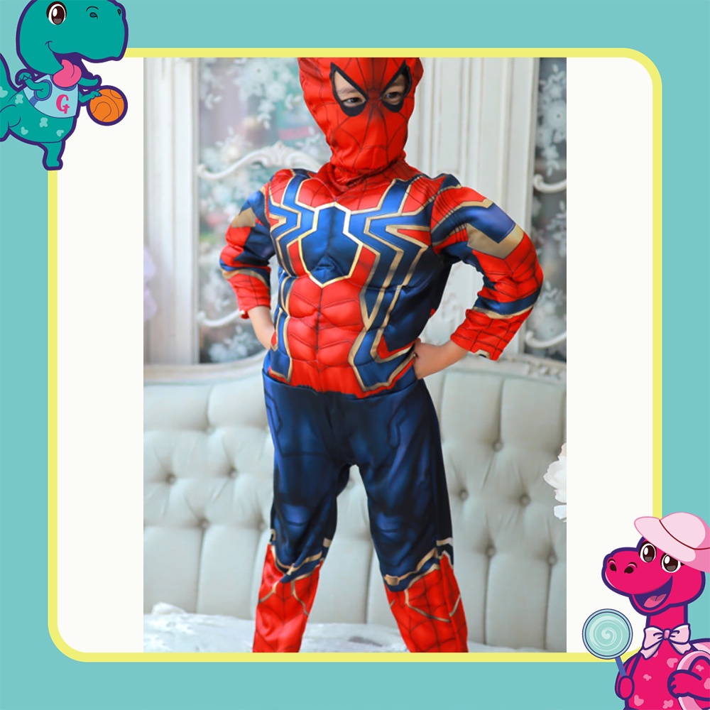 Đồ hóa trang trẻ em Disney cho bé trai (Spider Man/Iron Man/Thor/Hulk/Avenger - Captain/Captain)
