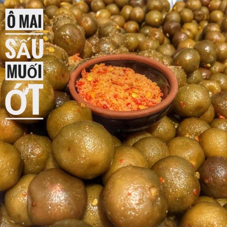 Ô Mai Sấu Bao Tử  Giòn Cay Lon 500Gr ,  Hàng ngon nhà làm