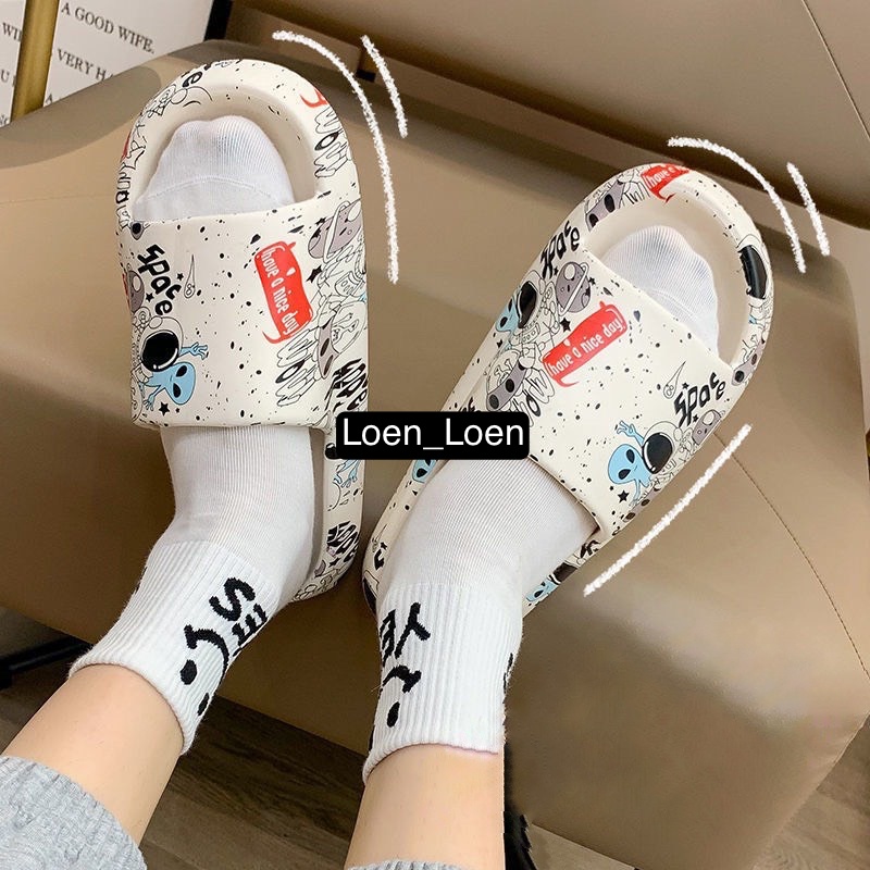 Dép bánh mì nam nữ HAVE A NICE DAY hình vũ trụ siêu phẩm 2022