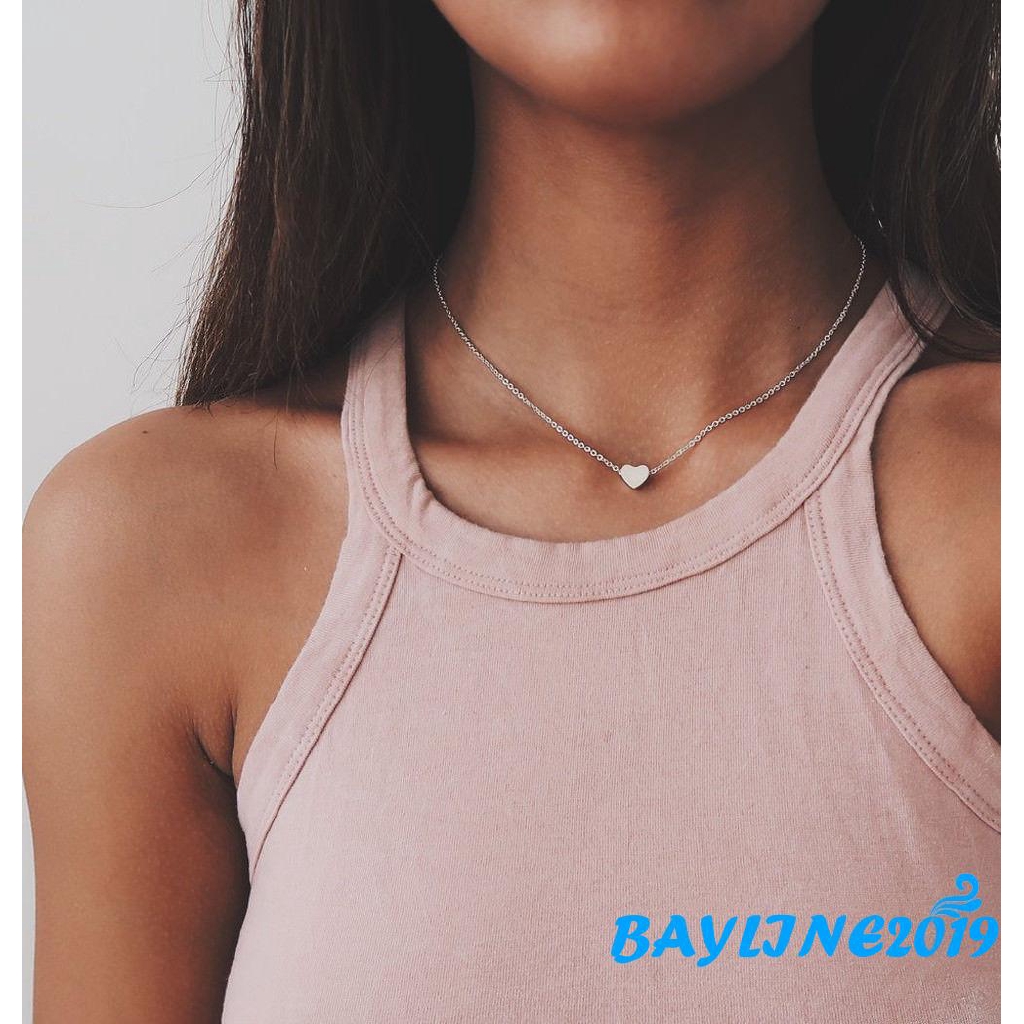 Dây chuyền mạ vàng/ bạc 925 kiểu dáng đơn giản thời trang dành cho nữ