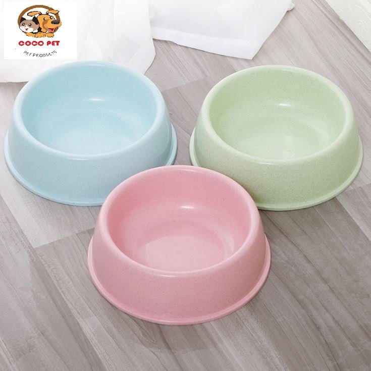 Bát Nhựa Lúa Mạch Đựng Thức Ăn Và Nước Cho Chó Mèo