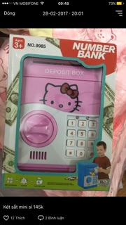 Két sắt mini cho bé yêu