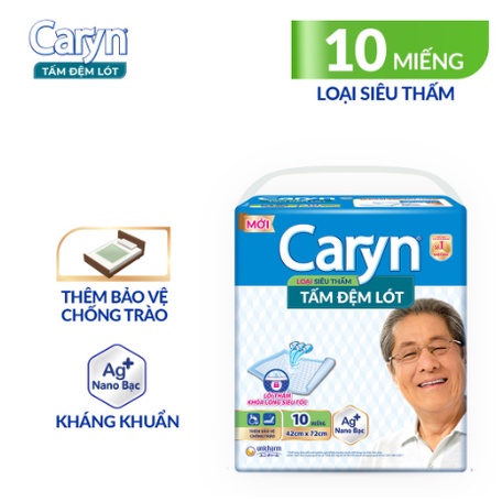 [Tách lẻ]Tấm Lót Caryn Siêu Thấm 10 Miếng/20 Miếng Bảo Vệ Chống Trào