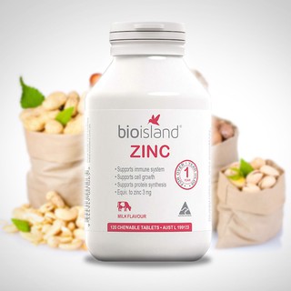 KẼM BIO ISLAND ZINC CHO TRẺ 120 VIÊN