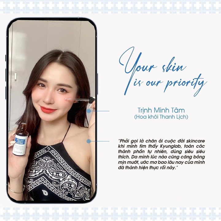 Serum Ha B5 Plus Hydra Ampoule KYUNG LAB 50ml Hàn Quốc Mit Beauty dưỡng trắng da căng bóng cấp ẩm
