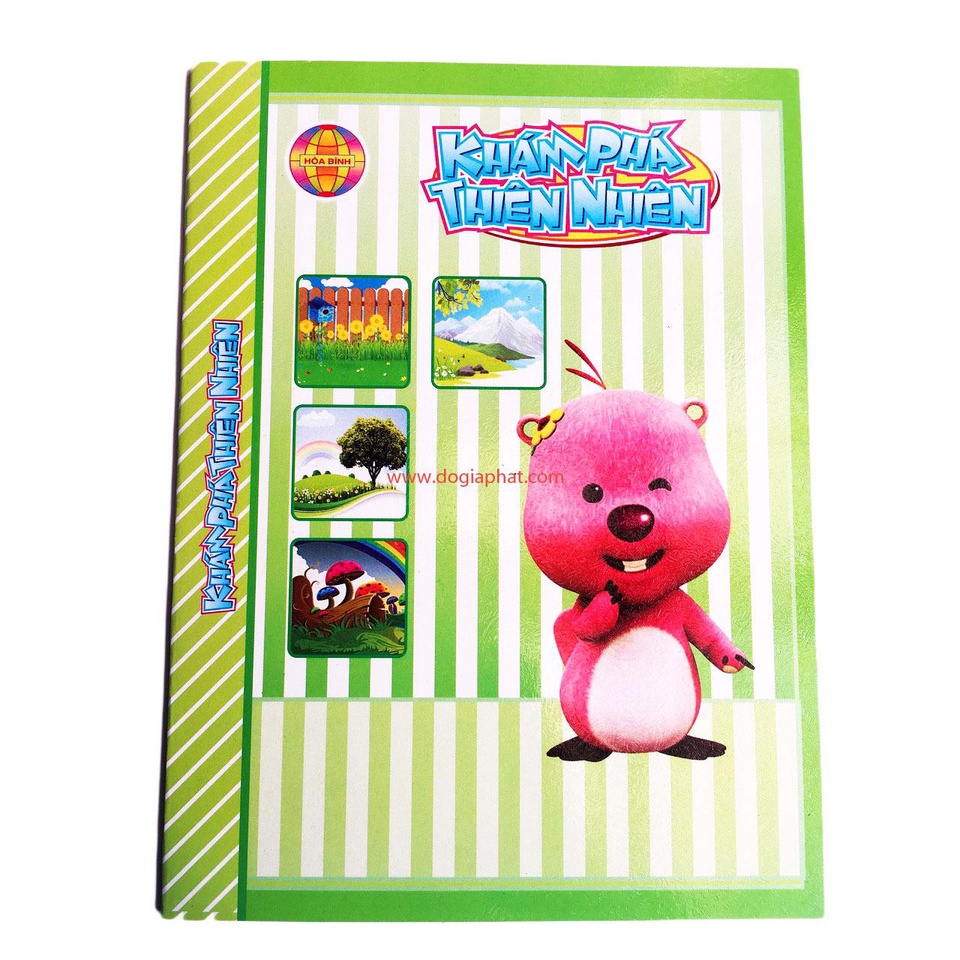 Lốc 10 Quyển Tập Hòa Bình - Khám Phá Thiên Nhiên 50 Trang