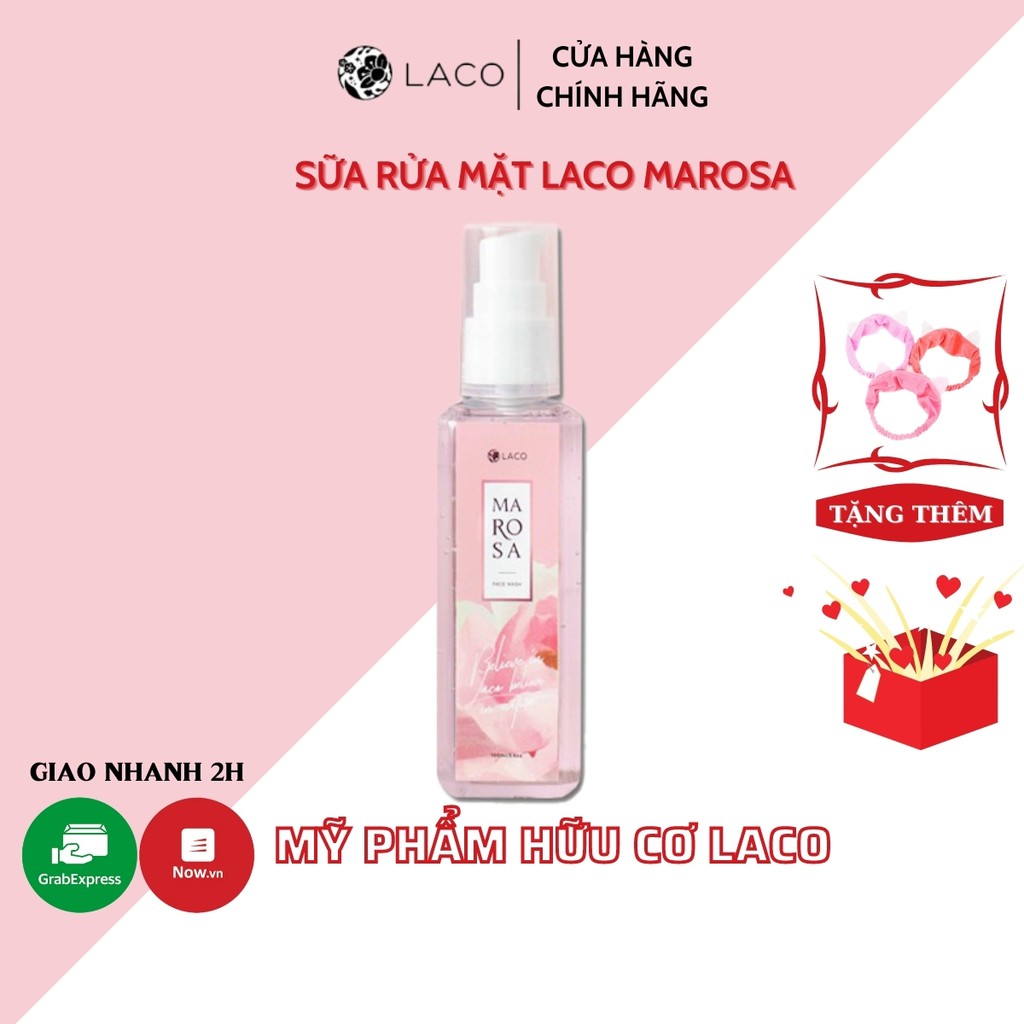 ✅CHÍNH HÃNG✅ Sữa Rửa Mặt MAROSA - LACO Làm Sạch Da, Sạch Bã Nhờn, Sạch Biểu Bì, Tẩy Tế Bào Chết, Thích Hợp Mọi Loại Da