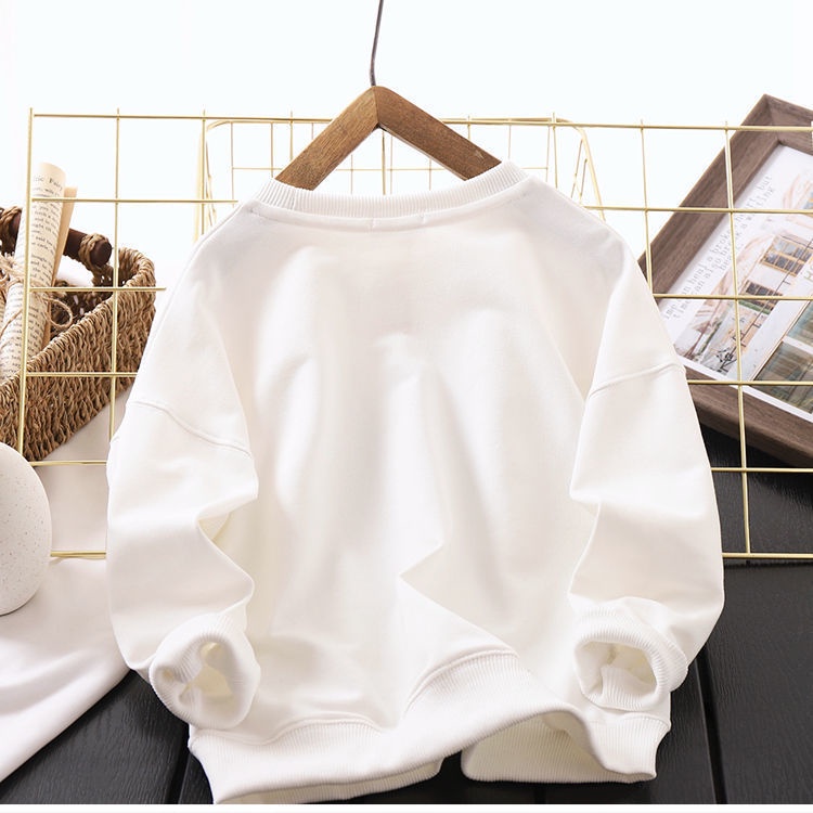 Áo Sweater Tay Dài Dáng Rộng Phong Cách Mùa Xuân Thu Kiểu Hàn Quốc Năng Động Thời Trang Dành Cho Bé