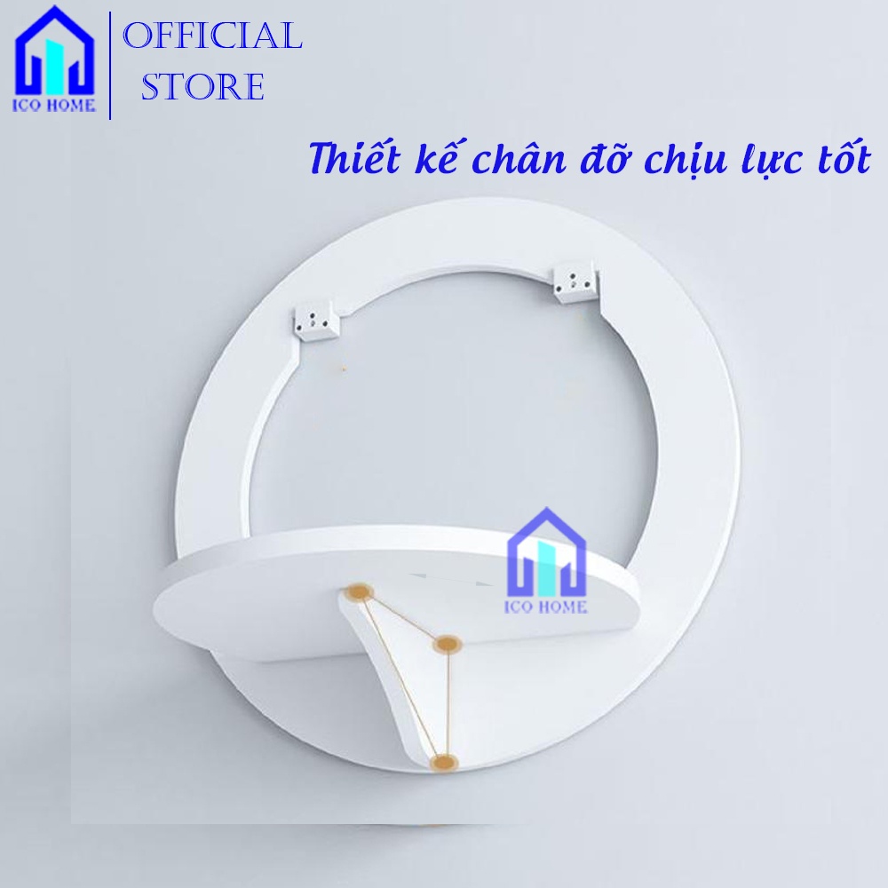 Kệ treo tường trang trí, kệ đa năng thông minh bằng gỗ cao cấp màu trắng, có thể gắn ổ điện làm chỗ sạc điện thoại