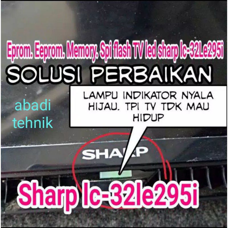 Thẻ Nhớ Sharp Lc-32le295i Led Tv Ic Eprom