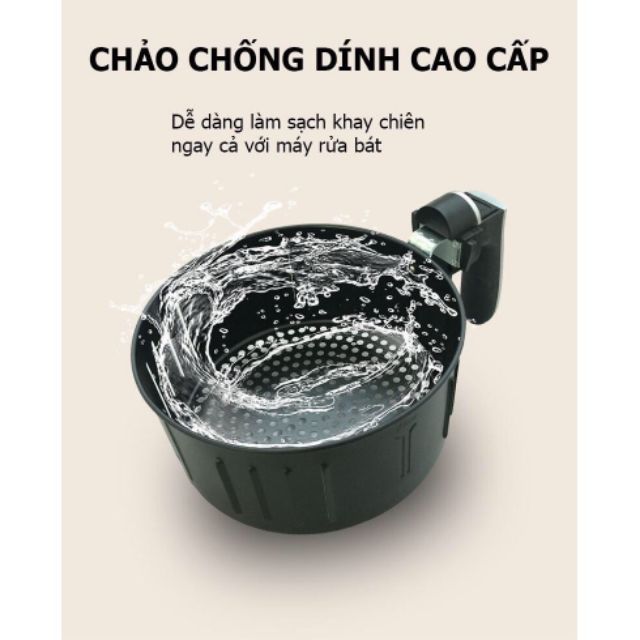 Nồi chiên ko dầu KESHUAl AF606 nội địa trung quốc