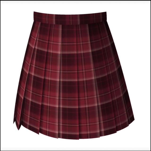 【Thuỷ Thanh Dã】Váy jk đỏ dài 45cm