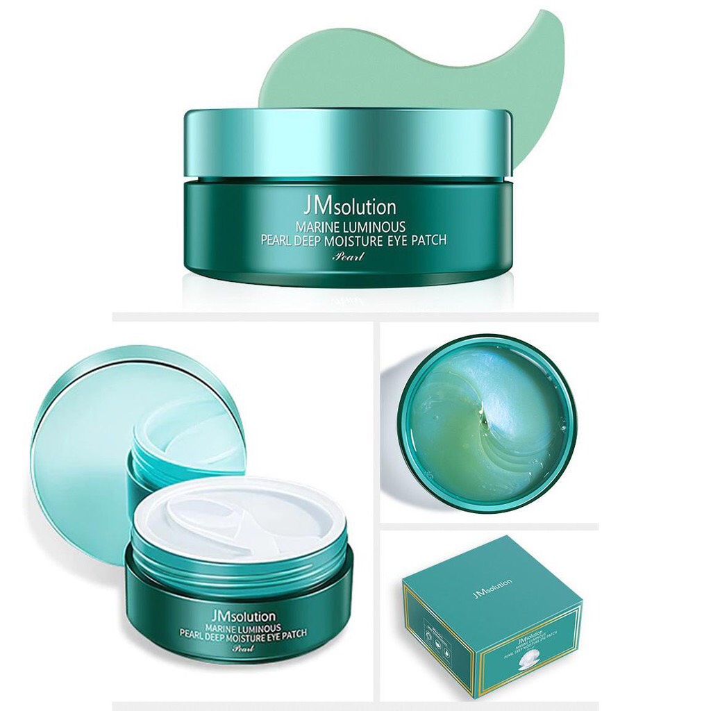 Mặt Nạ Mắt JM Solution Marine Luminous Pearl Deep Moisture Eye Patch (60 miếng)