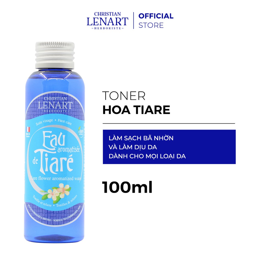 Toner Hoa Tiare - Christian Lénart Eau Aromatisée De Tiaré - 100ml - 200ml